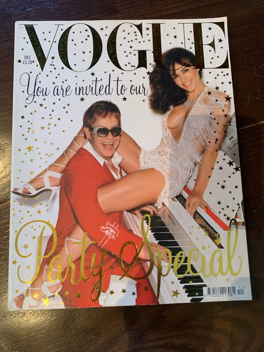 British Vogue vintage December 2002 issue